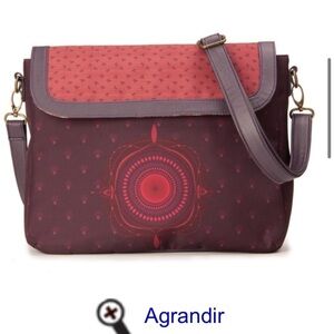 Ketto Burgundy Shoulder Bag